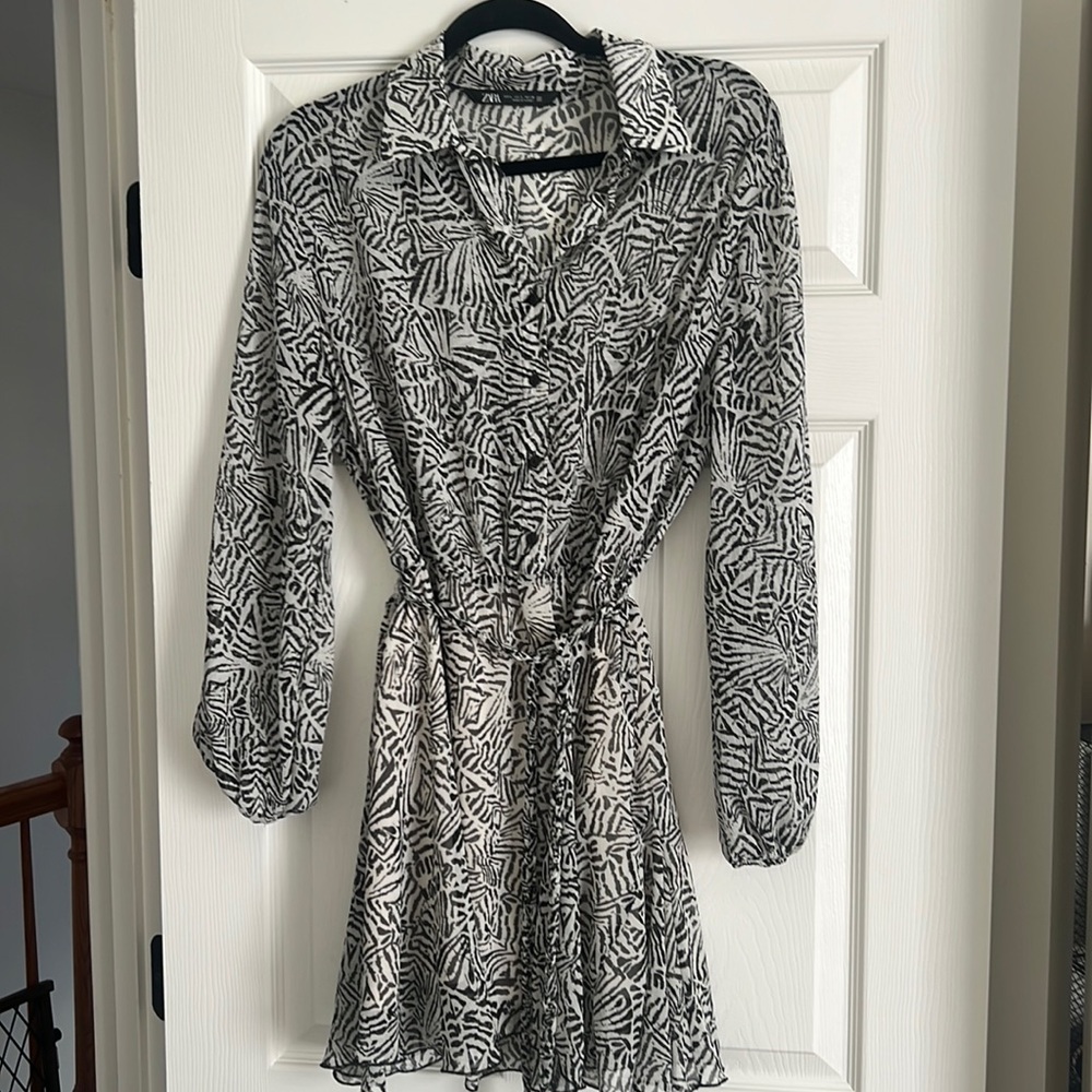 Zara Tie Waist Dress